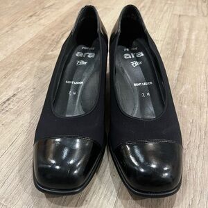 Ara Relax Flex Women's Black Leather Pumps UK 7, US 9.5